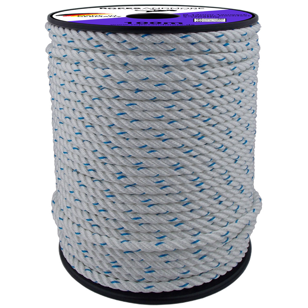 Polyesterseil PES Ø14mm 3-litzig gedreht Premium Qualität