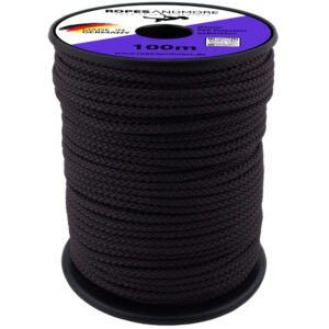 Polyesterseil PES Ø3mm 8-fach geflochten Premium Qualität Farben weiß & schwarz