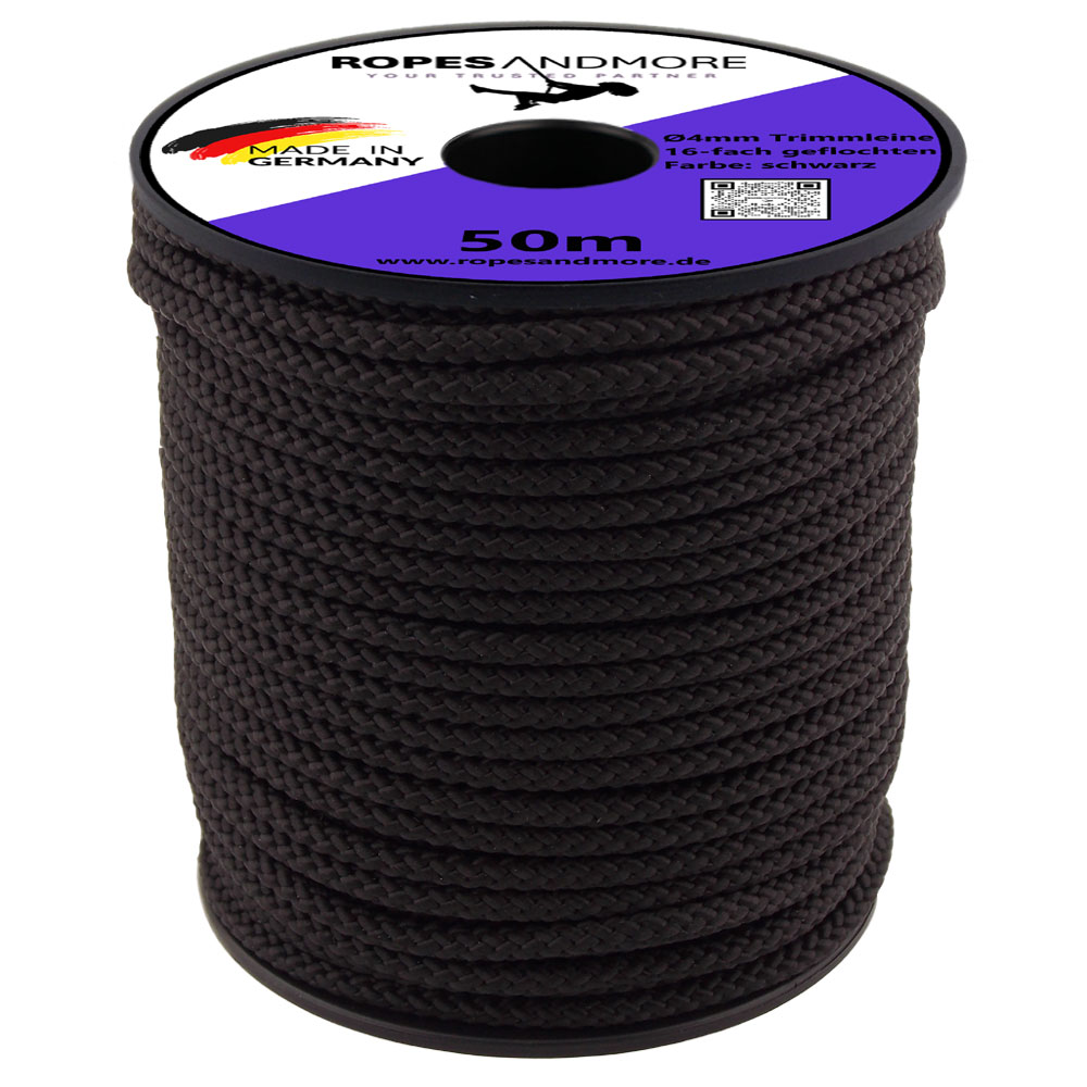 Universalschnur Ø4mm Tampen Seil 8-fach geflochten 50m Schnur – Bild 5