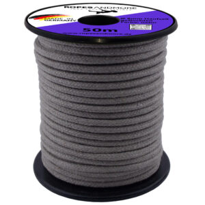 Hanfseil 8mm – 16-fach geflochten, 100% Naturhanf, mit Kern, reißfest & dehnungsarm - 50m