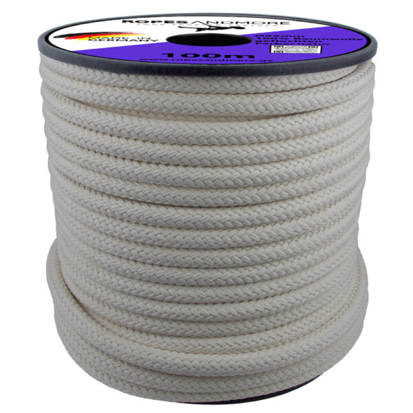 Baumwollseil Ø25mm 16-fach geflochten 100% Baumwolle