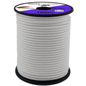 Baumwollseil Ø8mm 16-fach geflochten 100% Baumwolle