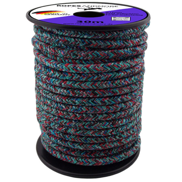 Polypropylenseile PPM Seil Ø12mm 16-fach geflochten Multicolor 30m – Bild 2