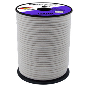 Baumwollseil Ø6mm 16-fach geflochten 100% Baumwolle