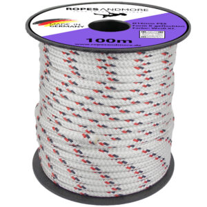 Polyesterseil Ø16 mm – Meterware/ 100 m / Spleißbar - Kernmantelgeflecht - für Segelsport, Outdoor & Technik