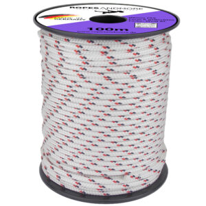 Polyesterseil Ø8 mm – Meterware, 100 m – spleißbar – Kernmantelgeflecht – für Segelsport, Outdoor & Technik