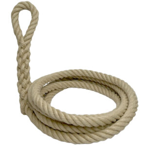 Polyhanf Seil mit Schlaufe – Ø10mm – witterungsbeständig – 1,5 m bis 4 m – ideal für Garten, Spielplatz & Bau