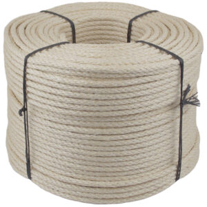 Sisalseil Ø10mm 3-litzig gedreht, ab 1m bis 220m Trosse – Premium Qualität aus deutscher Herstellung - 220m