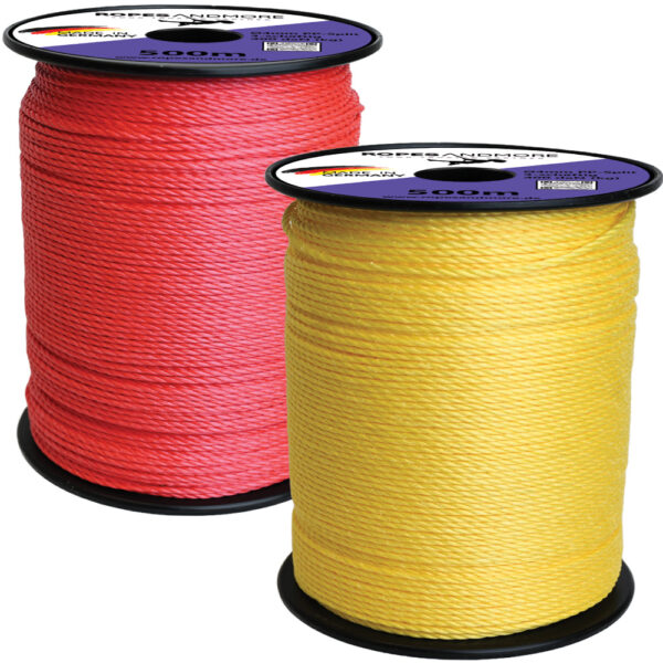 Polypropylenseil PP SPLIT Seil Ø4mm 3-litzig gedreht 220m