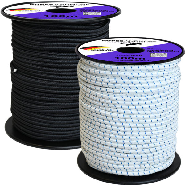 Expanderseil Gummiseil PES Polyester Ø8mm Mantelgeflecht 100m