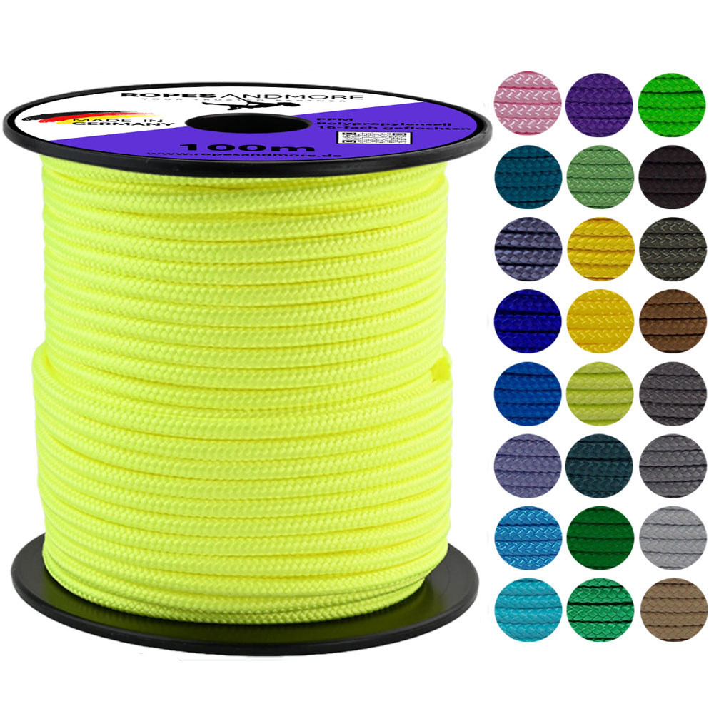 Polypropylenseile PPM Seil Ø18mm 16-fach geflochten 34 Farben