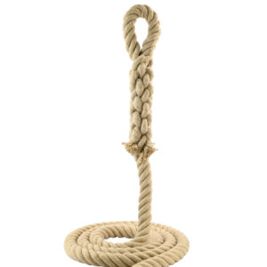 Polyhanf Kletterseil Ø36 mm mit Schlaufe – starkes Fitness- & Trainingsseil | wetterfest, griffig & robust für Garten, Spielplatz & Outdoor Sport