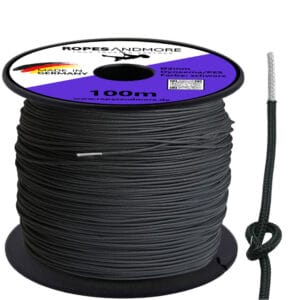Dyneema® Seil 2 mm mit Polyester-Mantel – hochfest, UV-beständig, 1m – 100 m