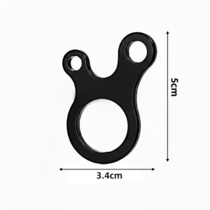 🏕 Zeltspanner & Seegleiter Schwarz – Für Camping, Outdoor & Planen