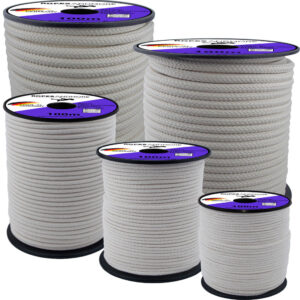Premium Baumwollseil Natur – 1–25 mm | Meterware | OEKO-TEX® | Meterware- 100m